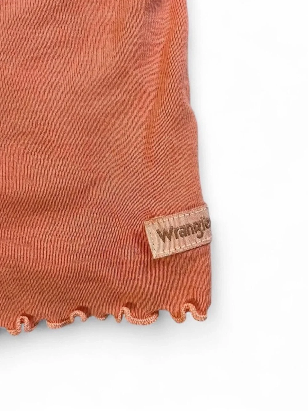 Wrangler Rust Orange Ribbed Tank - Picture 2 of 3